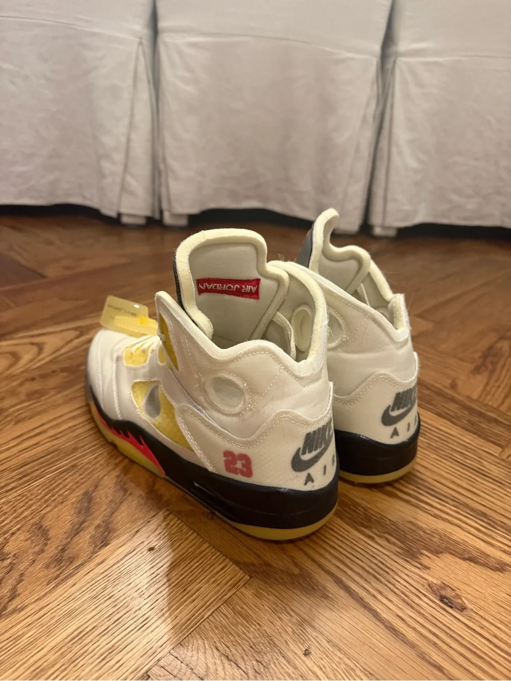 Off-White Jordan 5 Retro High-Top Sneakers